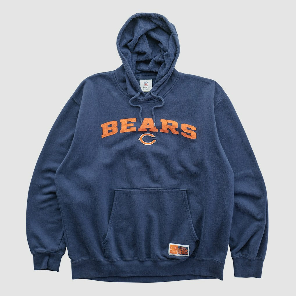 Chicago Bears NFL 2010s Hooded Pullover Sweatshirt Navy Vintage - Fanatics