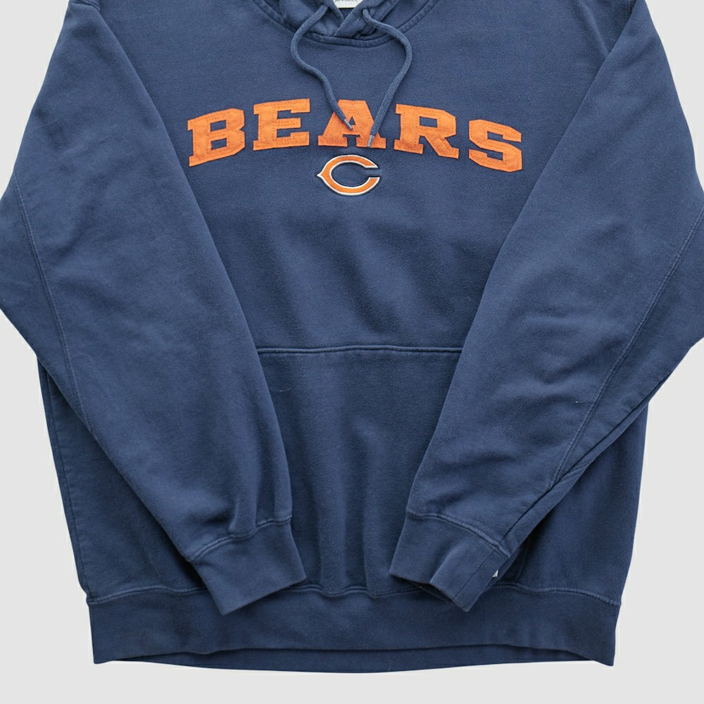 Chicago Bears NFL 2010s Hooded Pullover Sweatshirt Navy Vintage - Fanatics