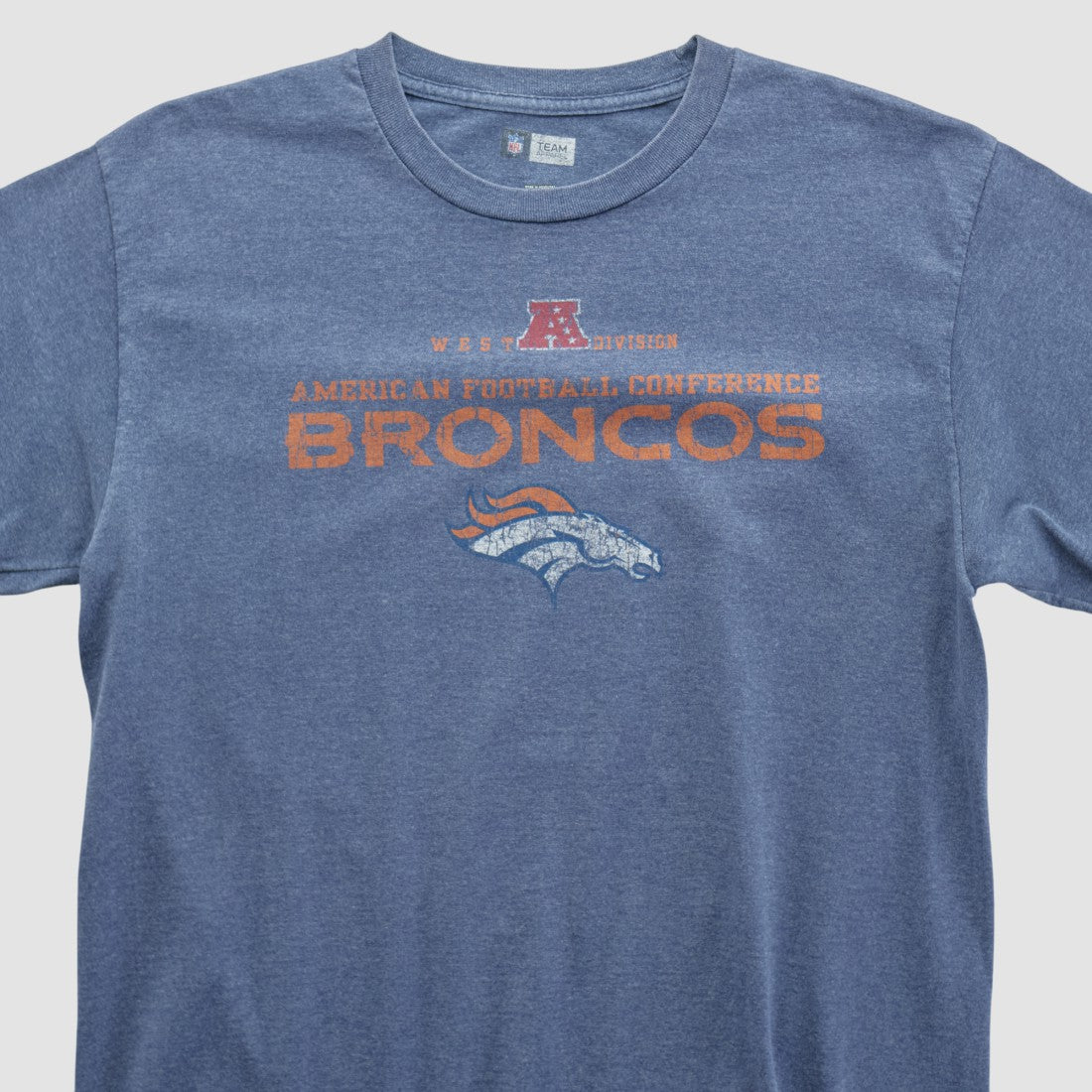 Denver Broncos NFL 2010s T-shirt Blue Vintage - Fanatics