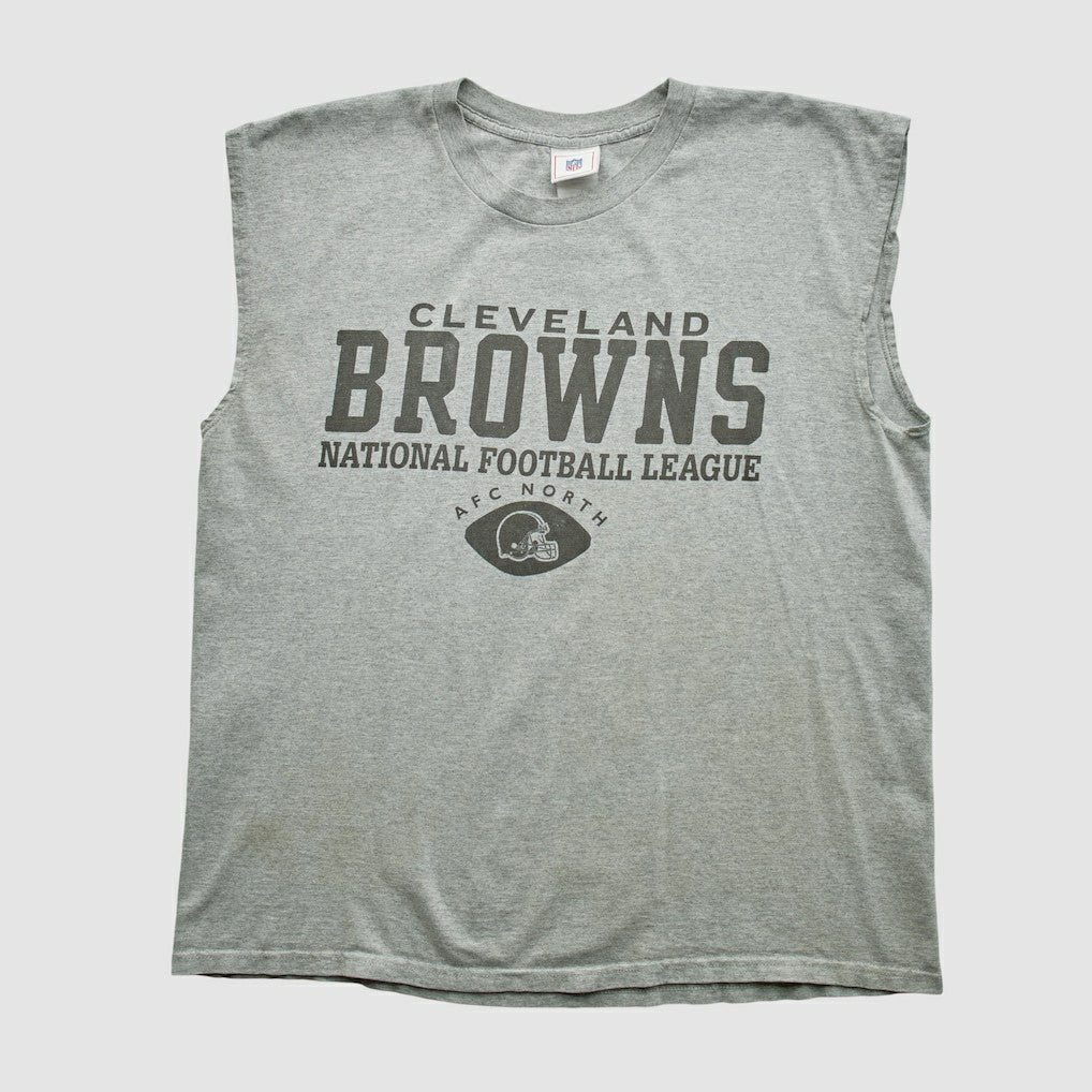 Cleveland Browns NFL 2000s Tank Heather Gray Vintage - Fanatics