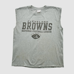 Cleveland Browns NFL 2000s Tank Heather Gray Vintage - Fanatics
