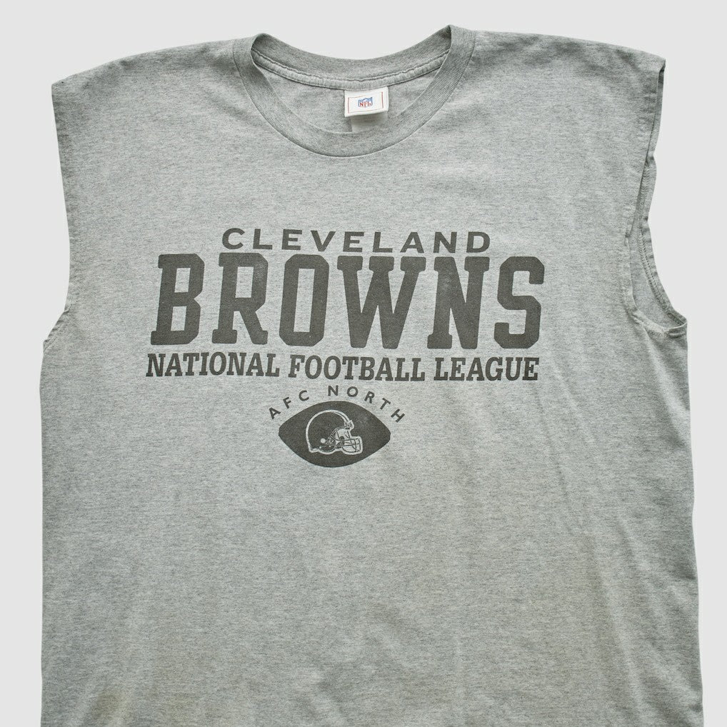 Cleveland Browns NFL 2000s Tank Heather Gray Vintage - Fanatics