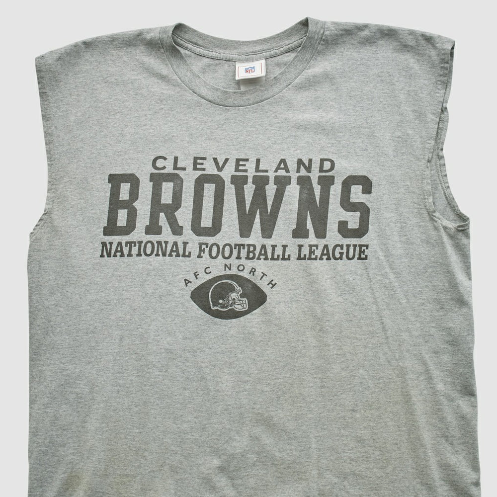 Cleveland Browns NFL 2000s Tank Heather Gray Vintage - Fanatics