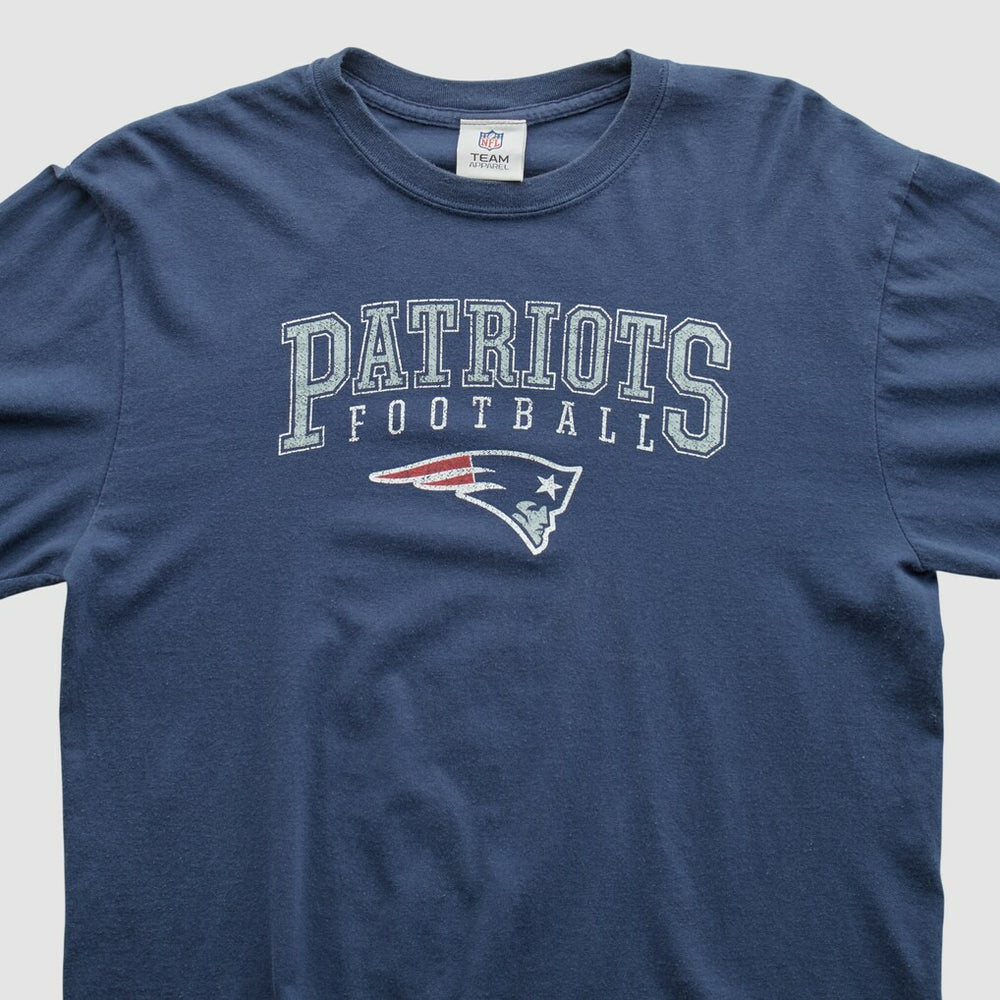 New England Patriots NFL 2010s Long Sleeve T-shirt Navy Vintage - Fanatics