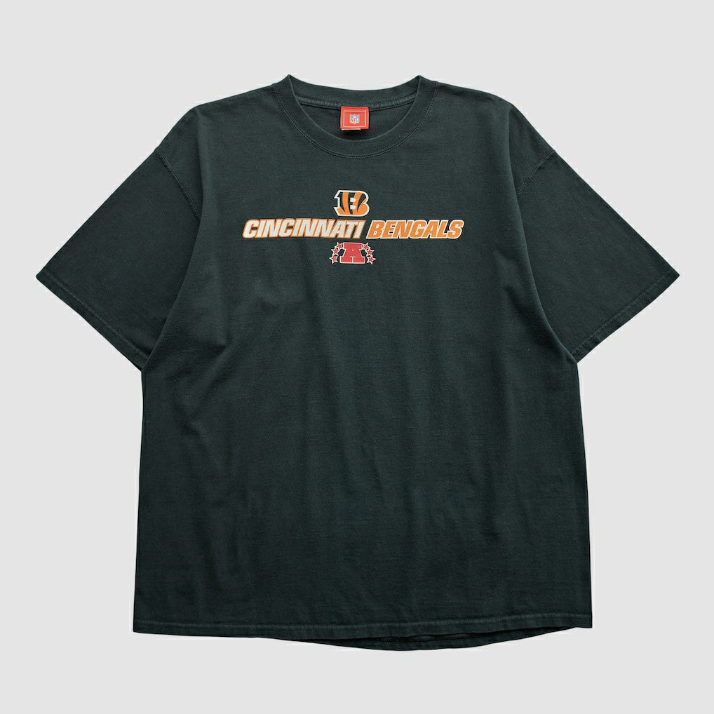 Cincinnati Bengals NFL 2000s T-shirt Black Vintage - Fanatics