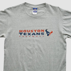 Houston Texans Reebok 2000s T-shirt Heather Gray Vintage - Fanatics