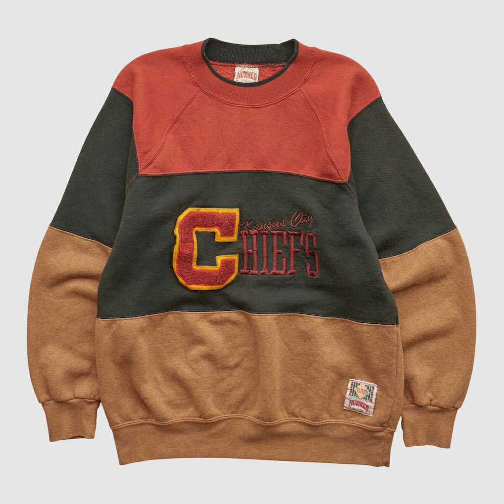Kansas City Chiefs Nutmeg Mills 90s Pullover Sweatshirt Clay Vintage - Fanatics