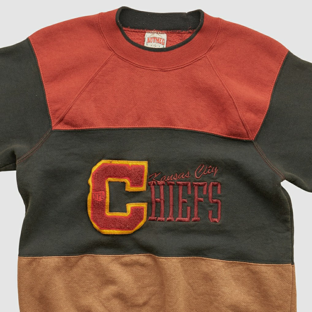 Kansas City Chiefs Nutmeg Mills 90s Pullover Sweatshirt Clay Vintage - Fanatics
