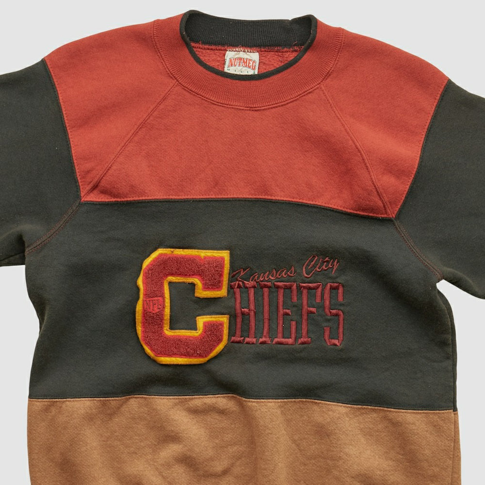 Kansas City Chiefs Nutmeg Mills 90s Pullover Sweatshirt Clay Vintage - Fanatics