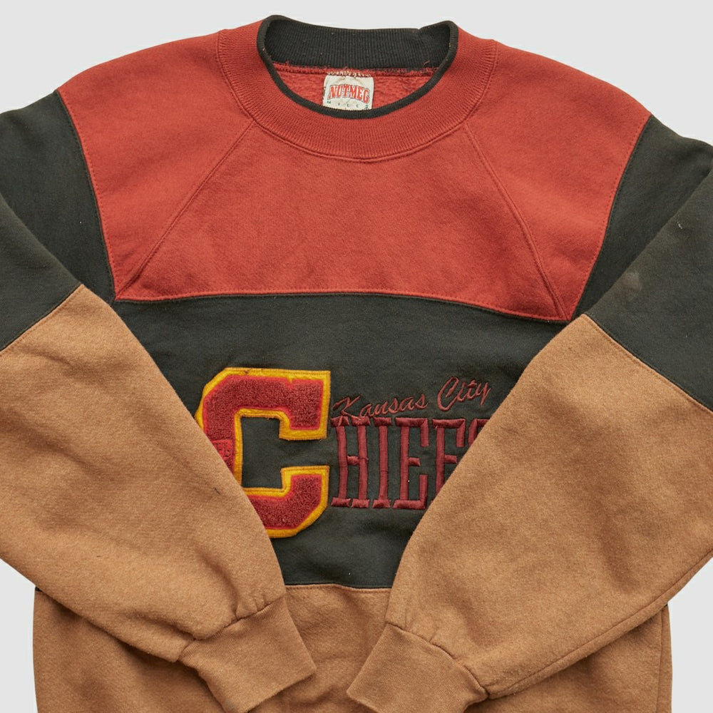 Kansas City Chiefs Nutmeg Mills 90s Pullover Sweatshirt Clay Vintage - Fanatics