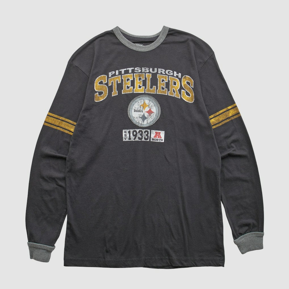 Pittsburgh Steelers NFL 2010s Long Sleeve T-shirt Black Vintage - Fanatics