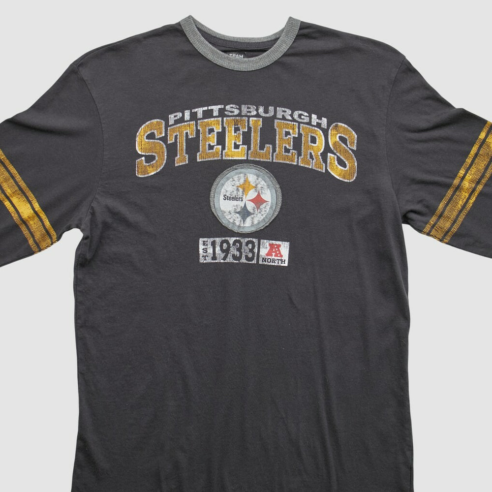 Pittsburgh Steelers NFL 2010s Long Sleeve T-shirt Black Vintage - Fanatics