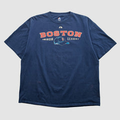 Boston Red Sox Majestic 2000s T-shirt On Sale