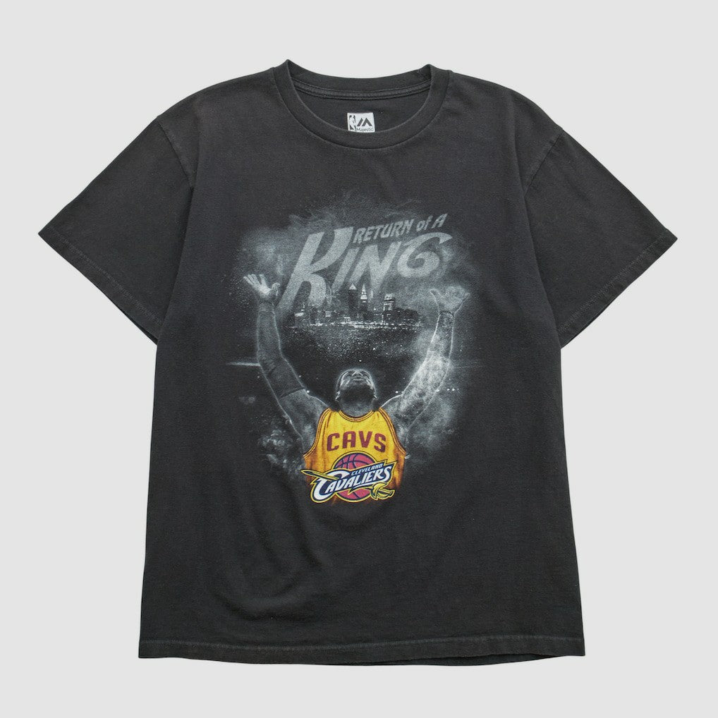 Vintage - Cleveland Cavaliers Majestic 2010s T-shirt - Black Vintage