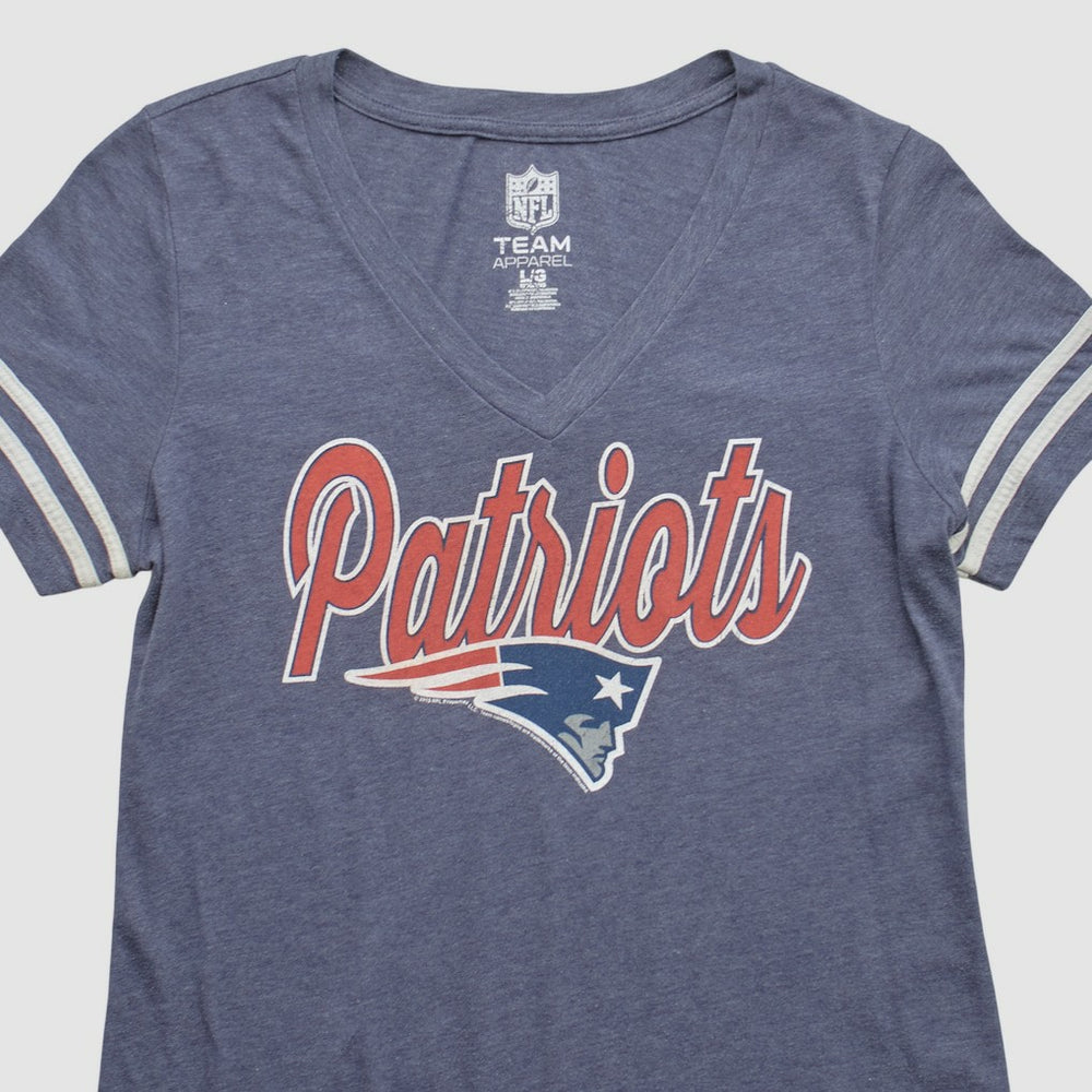 New England Patriots Team Edition Apparel 2010s T-shirt Blue Vintage - Fanatics