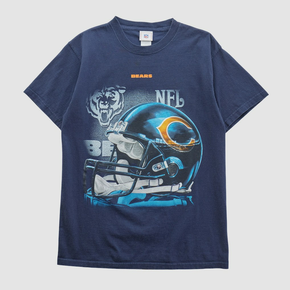Chicago Bears NFL 2000s T-shirt Navy Vintage - Fanatics