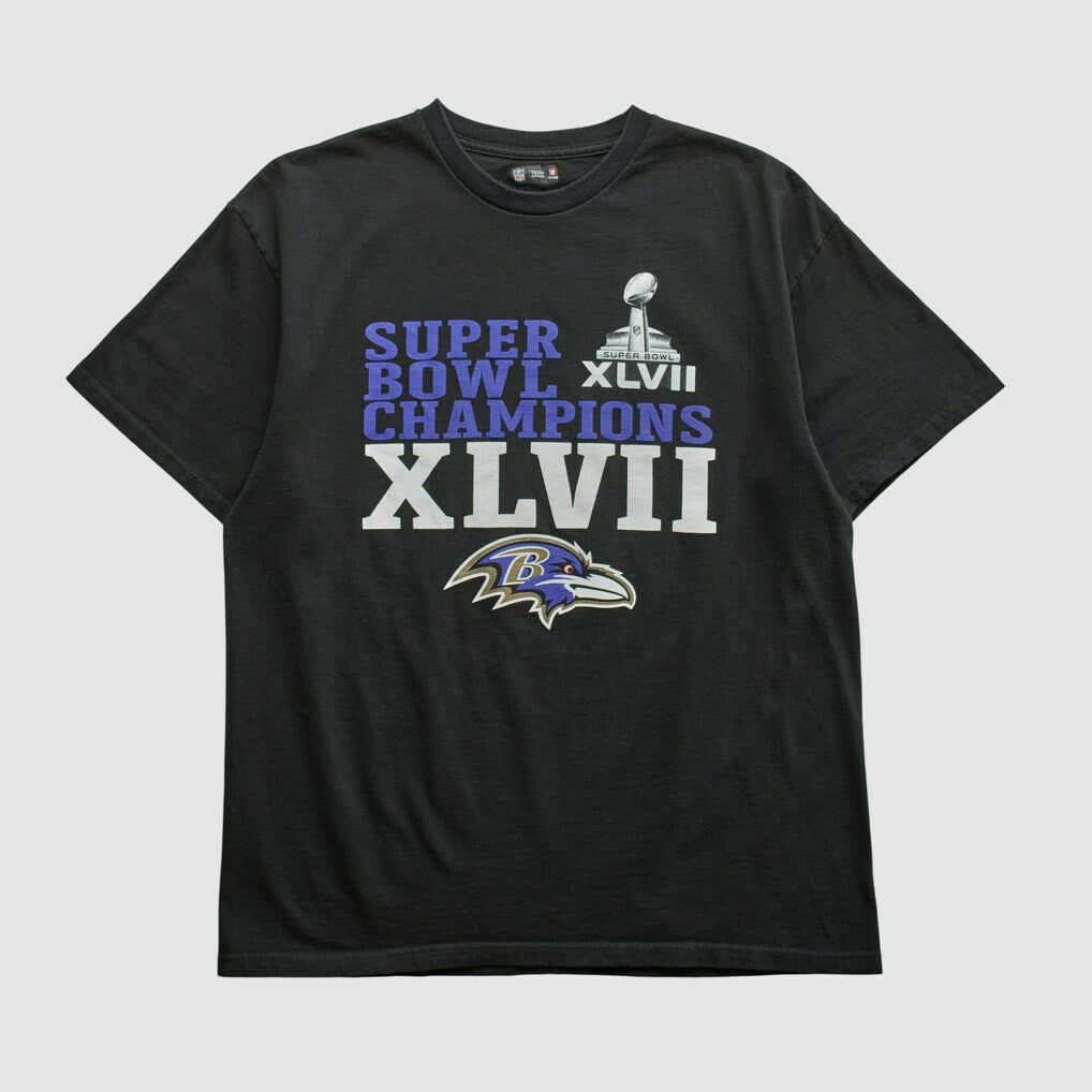 Baltimore Ravens NFL 2013 T-shirt Black Vintage - Fanatics