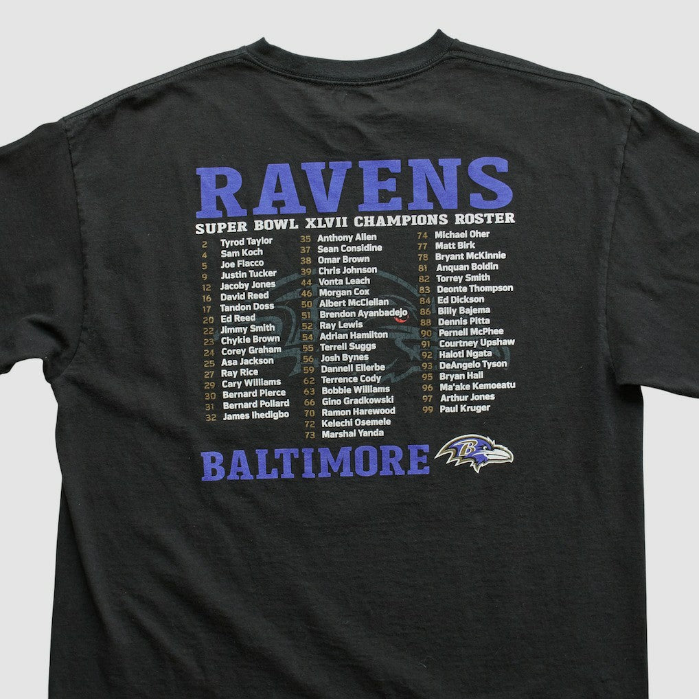 Baltimore Ravens NFL 2013 T-shirt Black Vintage - Fanatics