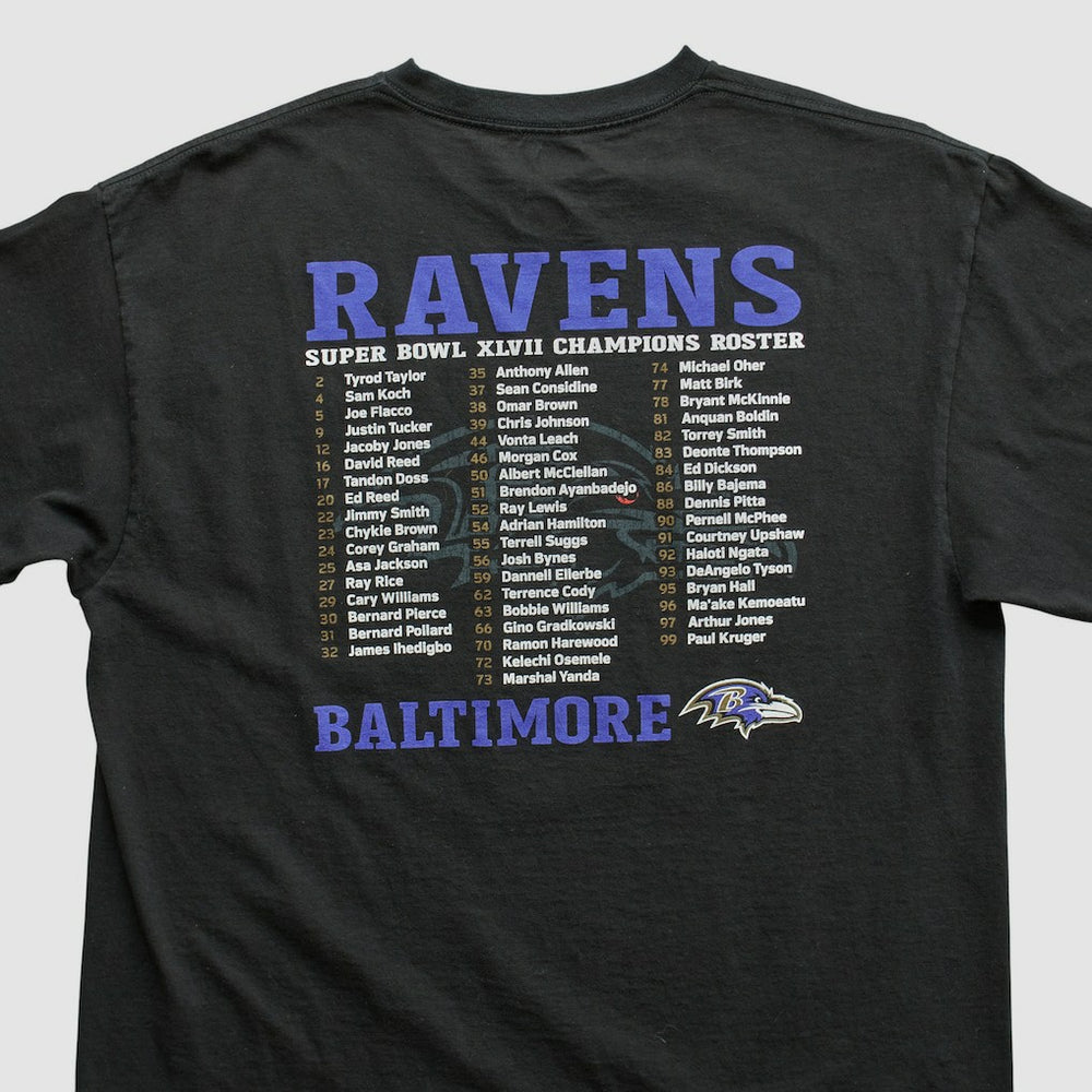 Baltimore Ravens NFL 2013 T-shirt Black Vintage - Fanatics