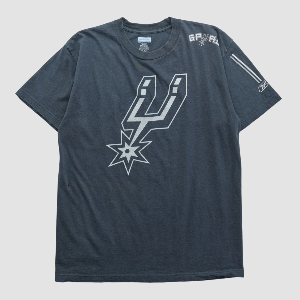 Vintage - San Antonio Spurs Reebok 2000s T-shirt - Black Vintage