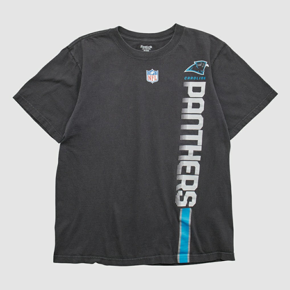 Carolina Panthers Reebok 2000s T-shirt Black Vintage - Fanatics
