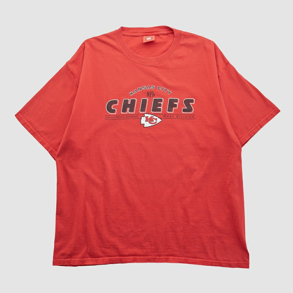 Kansas City Chiefs NFL 2000s T-shirt Red Vintage - Fanatics