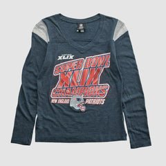 Super Bowl XLIX Team Edition Apparel 2015 Long Sleeve T-shirt Navy Vintage - Fanatics