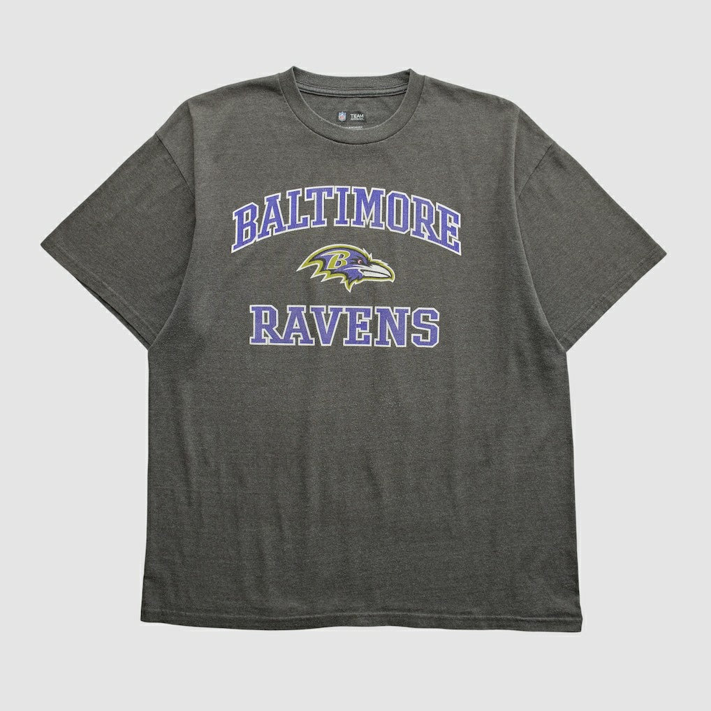 Baltimore Ravens NFL 2010s T-shirt Dark Heather Gray Vintage - Fanatics