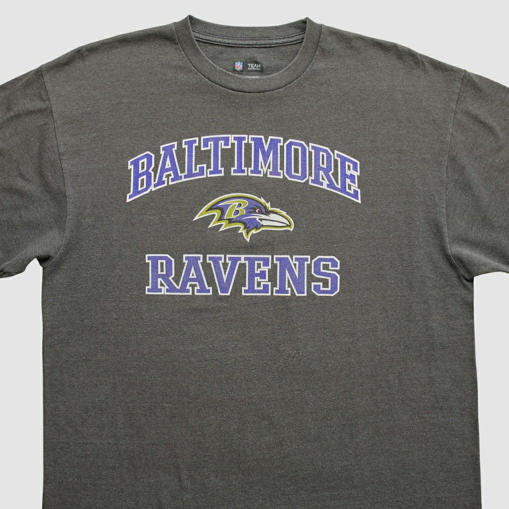 Baltimore Ravens NFL 2010s T-shirt Dark Heather Gray Vintage - Fanatics