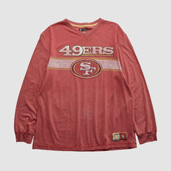 San Francisco 49ers NFL 2010s Long Sleeve T-shirt Red Vintage - Fanatics
