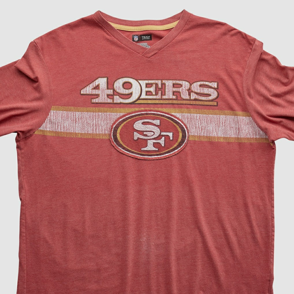 San Francisco 49ers NFL 2010s Long Sleeve T-shirt Red Vintage - Fanatics
