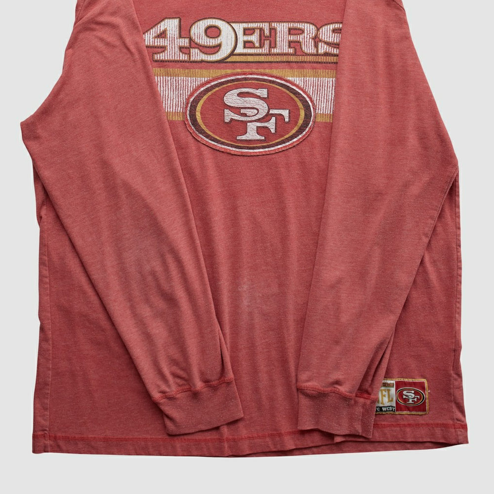 San Francisco 49ers NFL 2010s Long Sleeve T-shirt Red Vintage - Fanatics