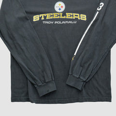 Pittsburgh Steelers NFL 2010s Long Sleeve T-shirt Black Vintage - Fanatics