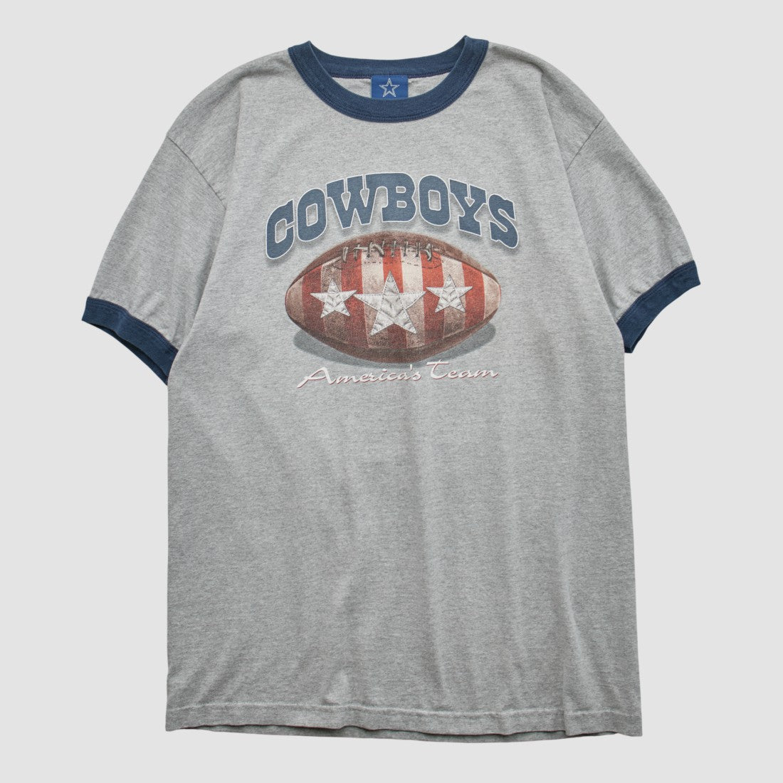 Dallas Cowboys Cowboys Authentic Apparel 2000s T-shirt Heather Gray Vintage - Fanatics