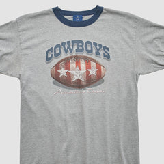 Dallas Cowboys Cowboys Authentic Apparel 2000s T-shirt Heather Gray Vintage - Fanatics