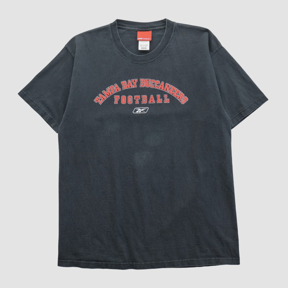 Tampa Bay Buccaneers Reebok 2000s T-shirt Black Vintage - Fanatics