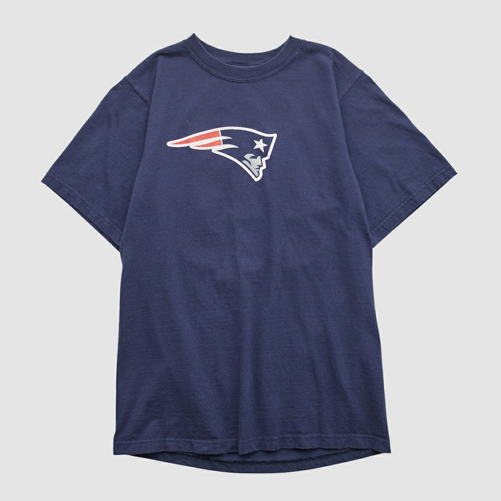 New England Patriots Reebok 2000s T-shirt Navy Vintage - Fanatics