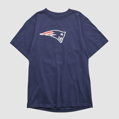 New England Patriots Reebok 2000s T-shirt Navy Vintage - Fanatics