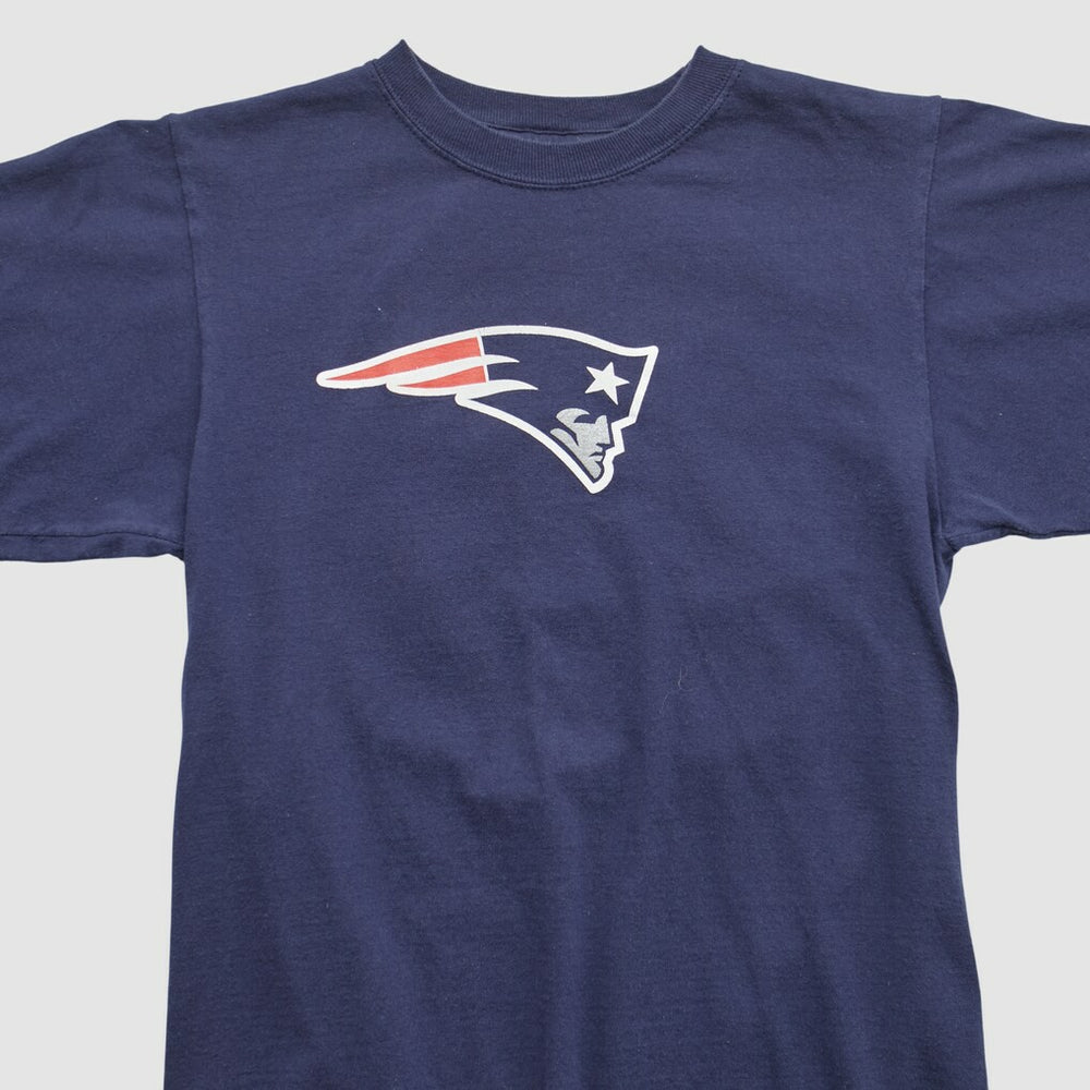 New England Patriots Reebok 2000s T-shirt Navy Vintage - Fanatics