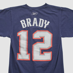 New England Patriots Reebok 2000s T-shirt Navy Vintage - Fanatics