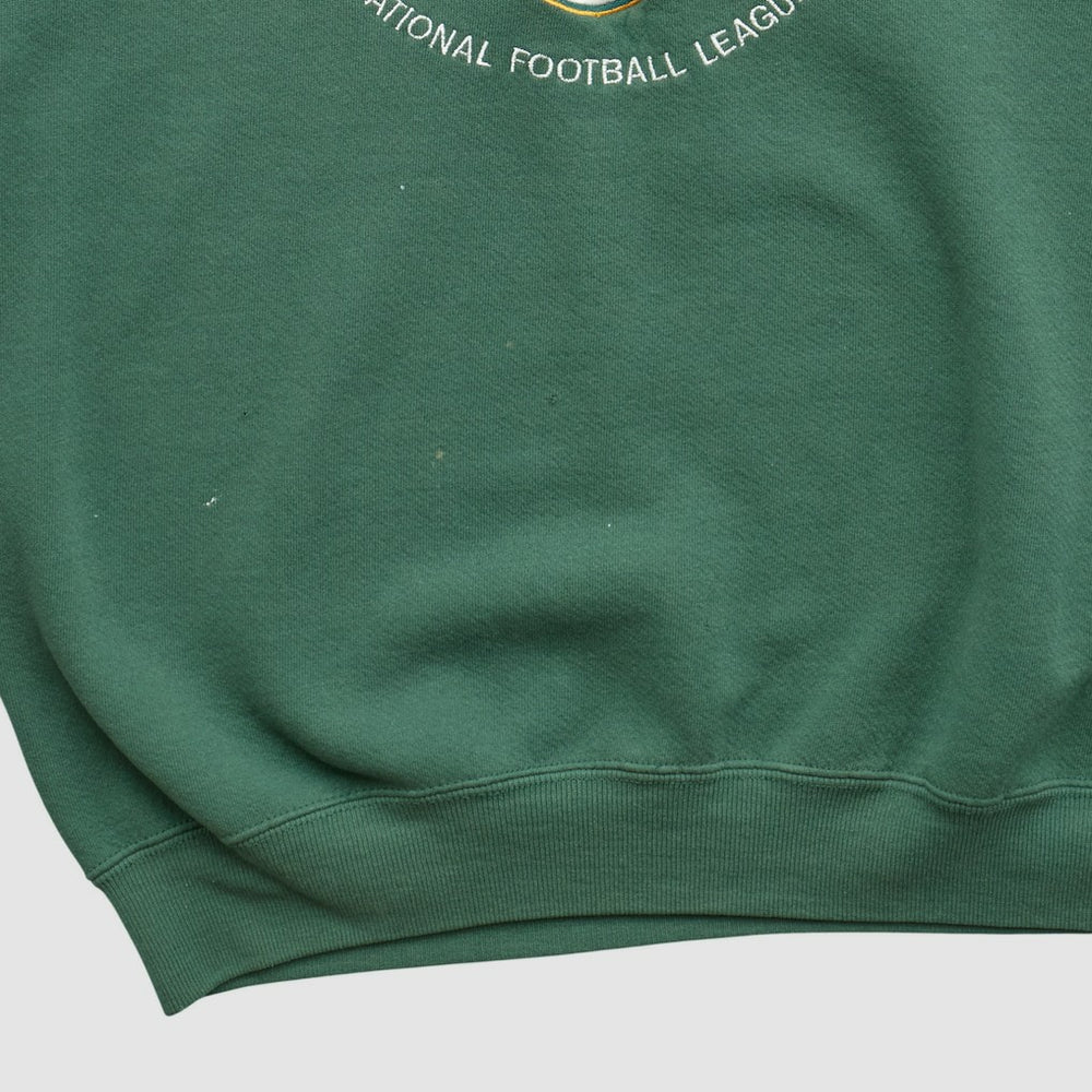 Green Bay Packers Nutmeg 90s Pullover Sweatshirt Green Vintage - Fanatics