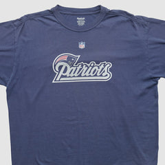New England Patriots Reebok 2000s T-shirt Navy Vintage - Fanatics