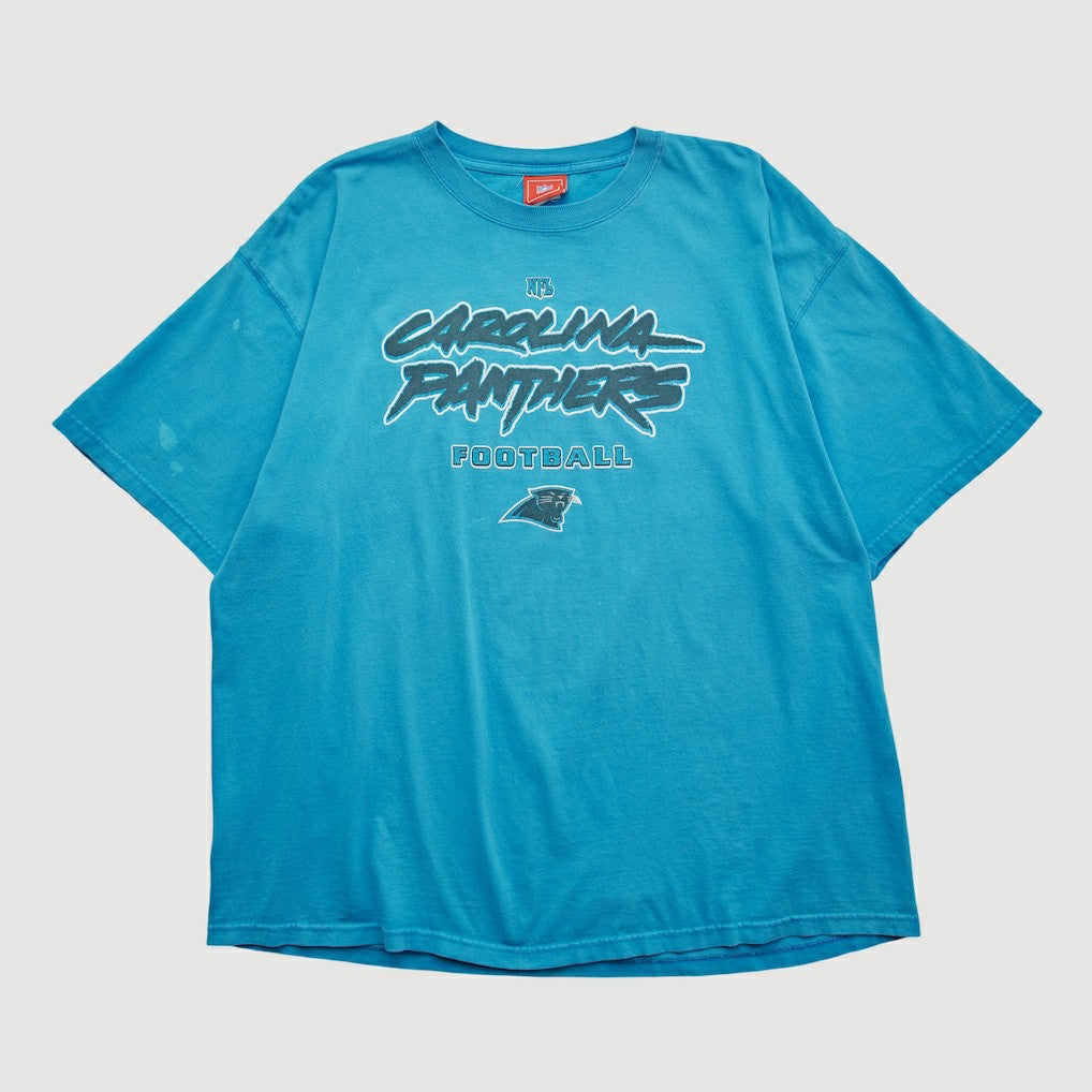Carolina Panthers NFL 2000s T-shirt Blue Vintage - Fanatics