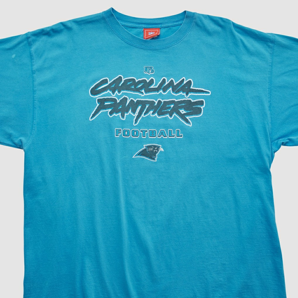 Carolina Panthers NFL 2000s T-shirt Blue Vintage - Fanatics