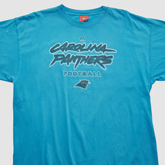 Carolina Panthers NFL 2000s T-shirt Blue Vintage - Fanatics