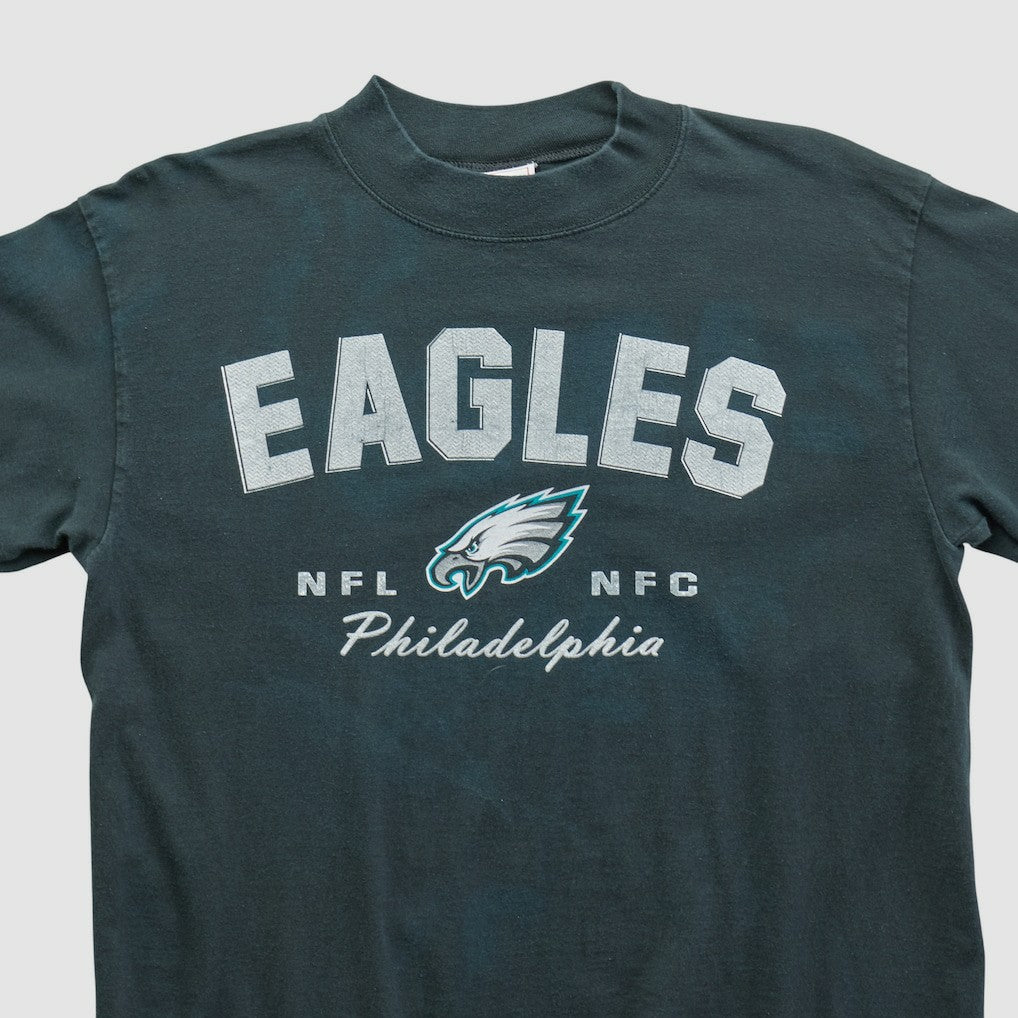 Philadelphia Eagles NFL 2000s Long Sleeve T-shirt Charcoal Vintage - Fanatics