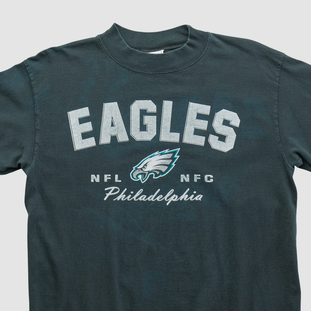Philadelphia Eagles NFL 2000s Long Sleeve T-shirt Charcoal Vintage - Fanatics