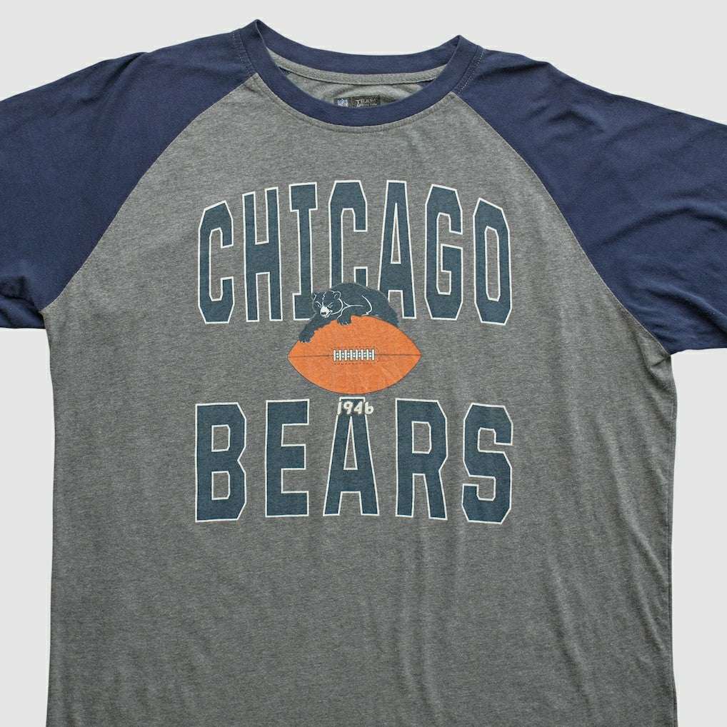 Chicago Bears NFL 2010s T-shirt Dark Heather Gray Vintage - Fanatics