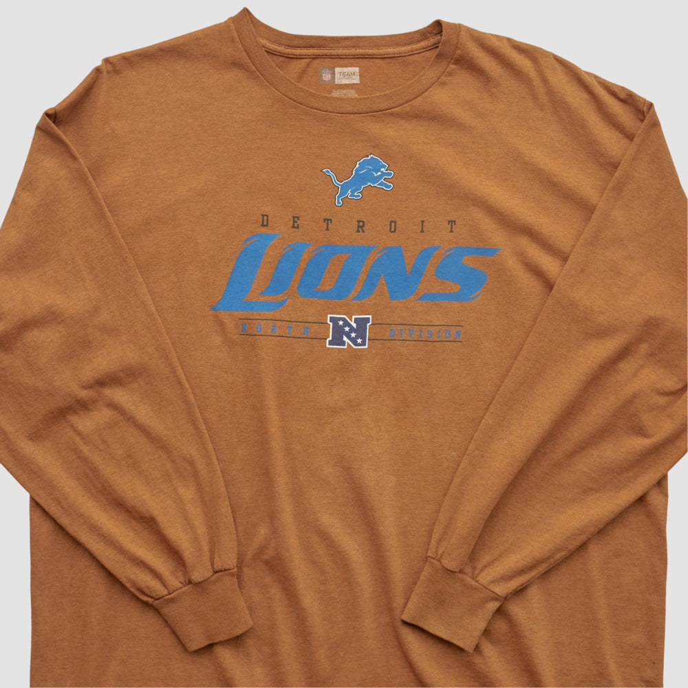 Detroit Lions NFL 2000s Long Sleeve T-shirt Clay Vintage - Fanatics