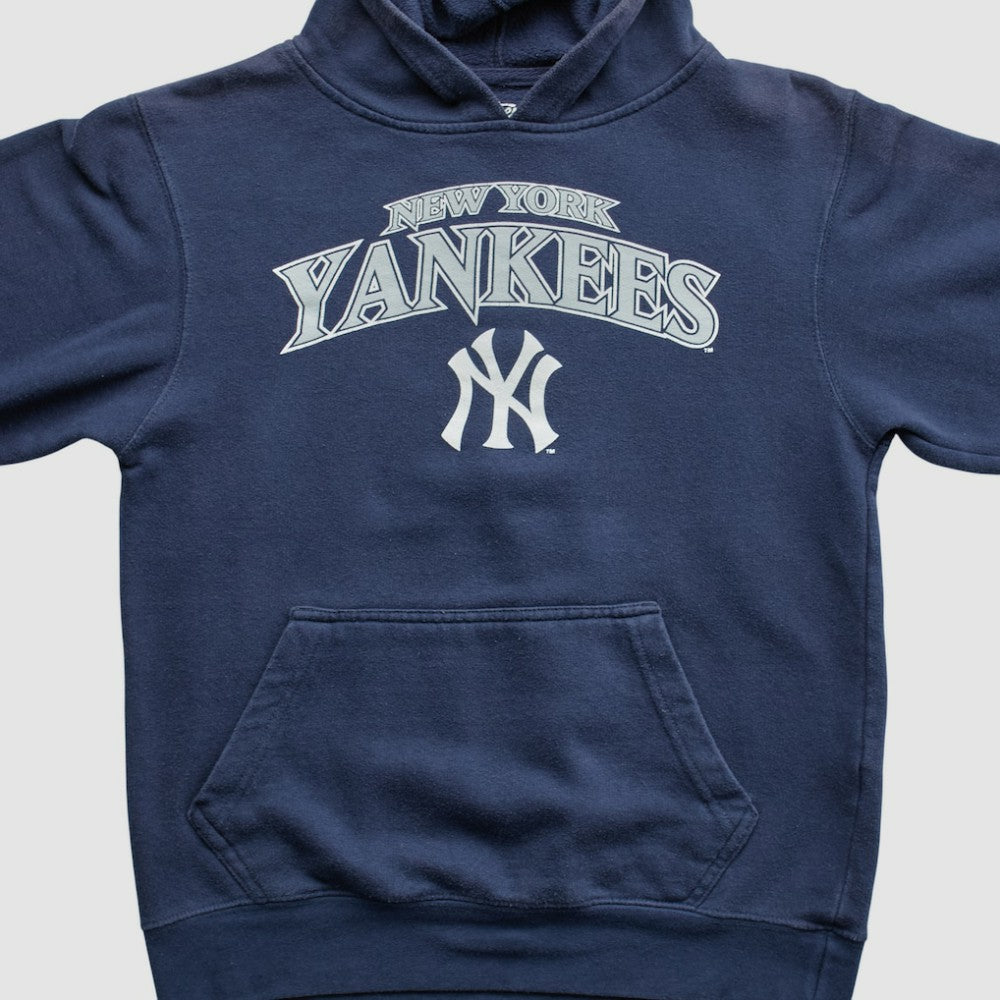New York Yankees Stitches 2010s Hooded Pullover Sweatshirt On Sale